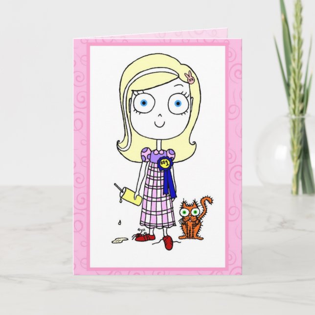 Carte Joyeux Anniversaire, Cutie-Pie ! (Devant)