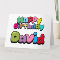 Joyeux anniversaire David