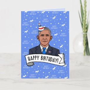 Carte Joyeux Anniversaire De Barack Obama