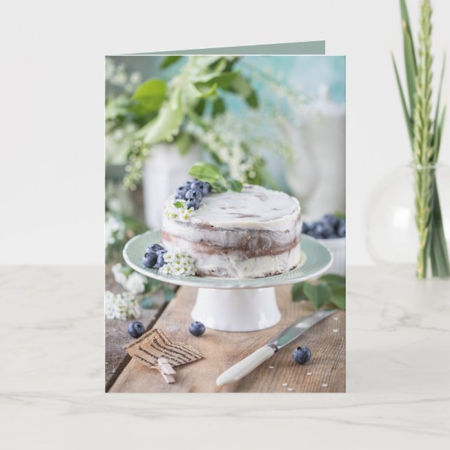 Carte Joyeux anniversaire de Beautiful Cake (Devant)