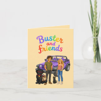 Carte Joyeux anniversaire de Buster