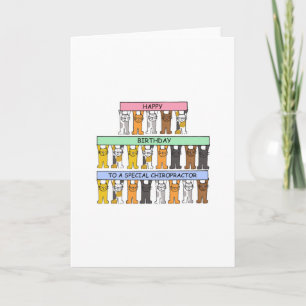 Carte Joyeux anniversaire de chiroprakteur