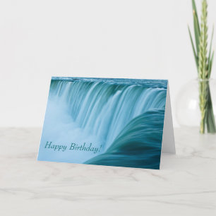 Carte Joyeux anniversaire de chutes du Niagara !