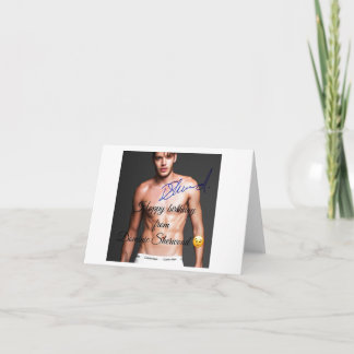 Carte Joyeux anniversaire de Dominique Sherwood