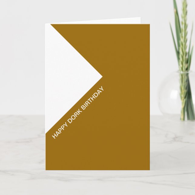 Carte Joyeux anniversaire de Dork (Devant)