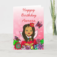 Joyeux anniversaire de fille féerique lunatique