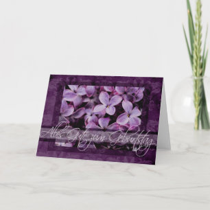 Carte Joyeux anniversaire de German Lilac Blossoms