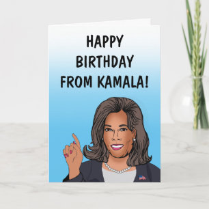 Carte Joyeux Anniversaire De Kamala Harris Card