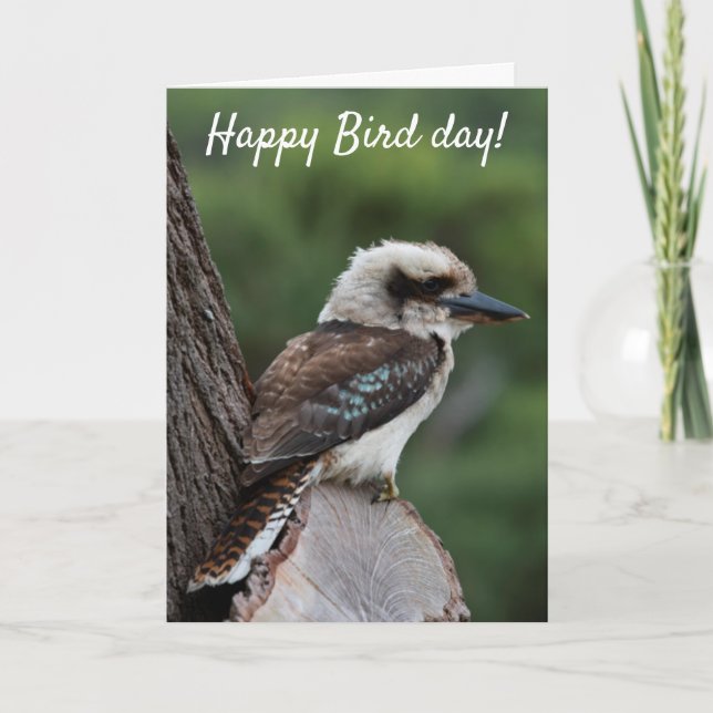 Carte Joyeux anniversaire de la fête des oiseaux Kookabu (Devant)
