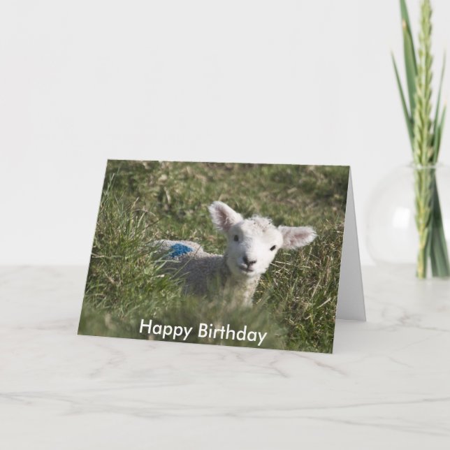 Carte Joyeux anniversaire de ma part à la nouvelle (Devant)