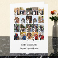 Joyeux Anniversaire de Mariage 20 Collage de Photo