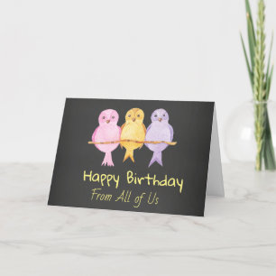 Carte Joyeux anniversaire de nous tous