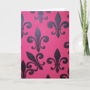 Carte Joyeux anniversaire de Pink Fleur De Lis