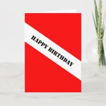 Cartes De Plongeur D Anniversaire Zazzle Ch