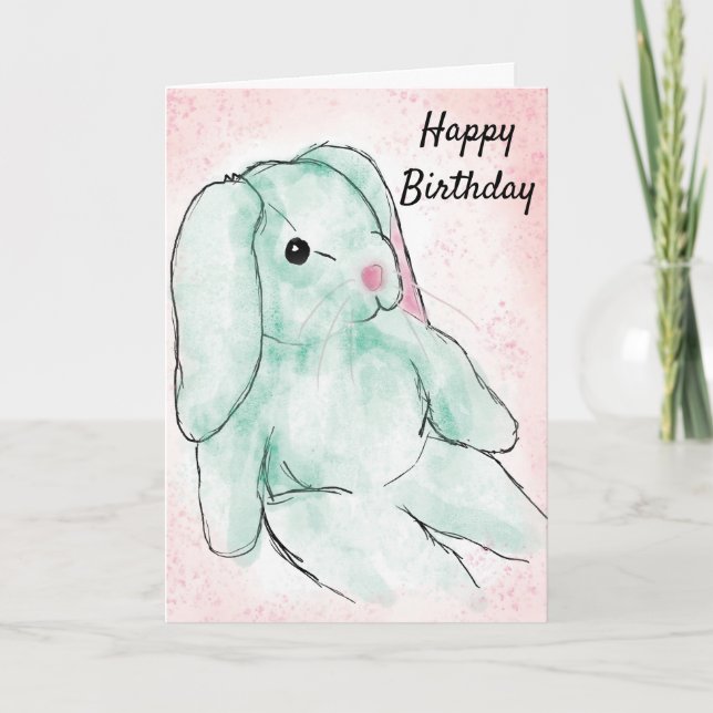 Carte Joyeux anniversaire de Rabbit (Devant)