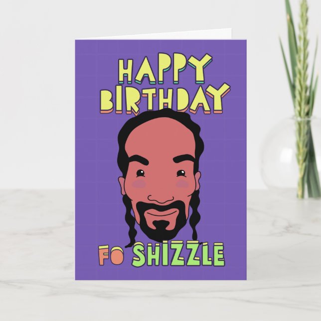 Carte Joyeux Anniversaire De Shizzle (Devant)