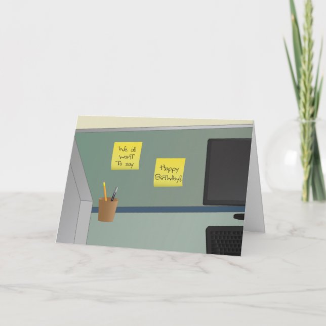 Carte Joyeux anniversaire, de tous les nous ! (Devant)