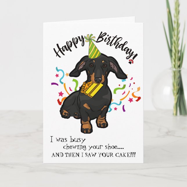 Carte Joyeux anniversaire de votre ami de chien de (Devant)