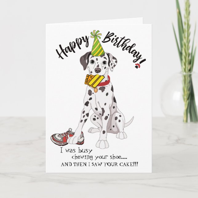 Carte Joyeux anniversaire de votre ami de chien de (Devant)