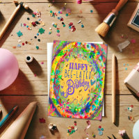 Joyeux Anniversaire des abeilles défunt Floral Plu