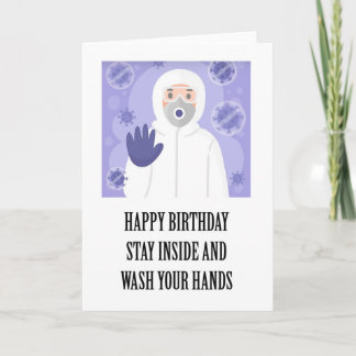 Carte Joyeux anniversaire d'isolement personnel drôle