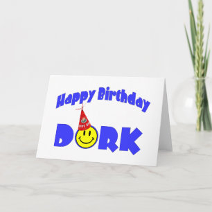 Carte Joyeux anniversaire Dork