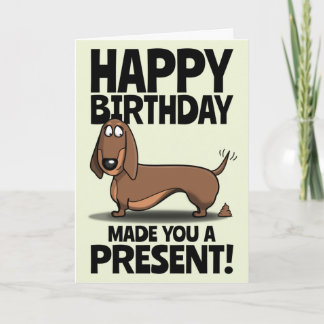 Carte Joyeux Anniversaire Du Chien Drôle Salutation