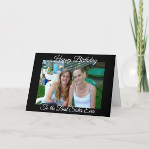 Carte Joyeux anniversaire du Meilleur Sister Ever Person