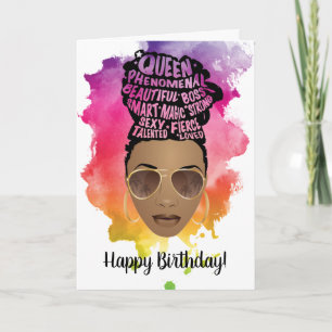 Carte Joyeux anniversaire ! Encouragement de l'aquarelle