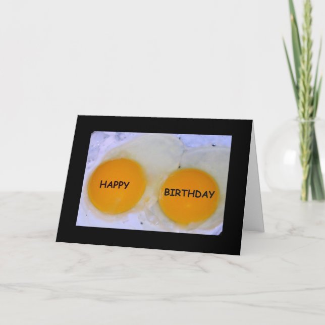 Carte Joyeux anniversaire - Espérons que c'est spécial O (Devant)