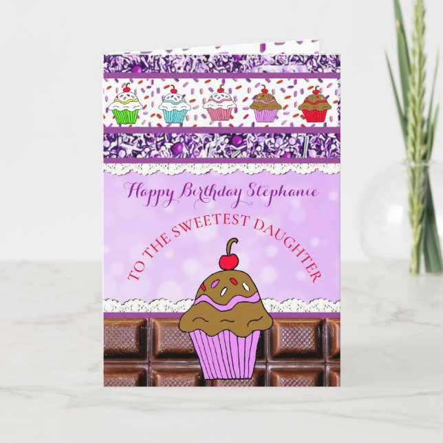 Carte Joyeux Anniversaire Fille, Je vous souhaite un Mag (Devant)