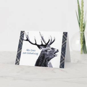 Carte Joyeux anniversaire German