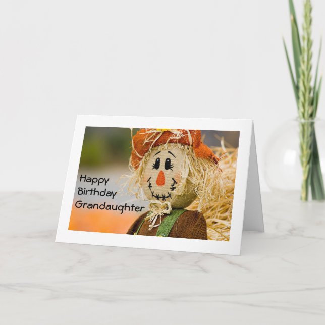 CARTE JOYEUX ANNIVERSAIRE ***GRAND-FILLE*** (Devant)