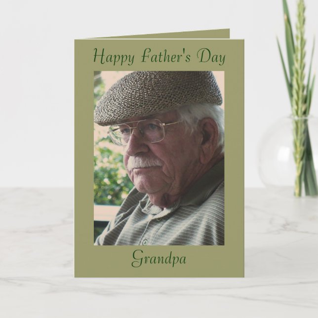 Carte Joyeux anniversaire, grand-père (Devant)
