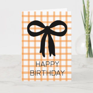 Carte Joyeux anniversaire Halloween chute Bos noir