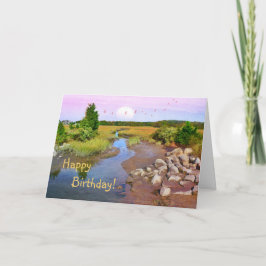 Carte Joyeux anniversaire Hammonasset Beach
