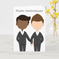 Joyeux Anniversaire Hommes Hommes Interraciaux Gay