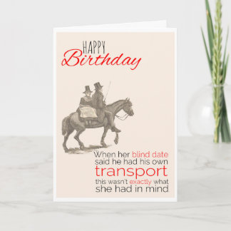 Carte Joyeux Anniversaire, Humour victorien, Mauvaise Da