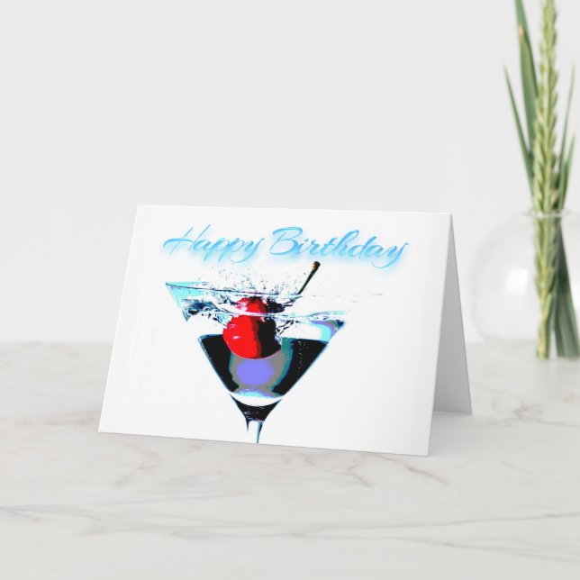 Carte Joyeux anniversaire - Il est temps de célébrer (Devant)