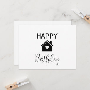 Carte Joyeux Anniversaire immobilier