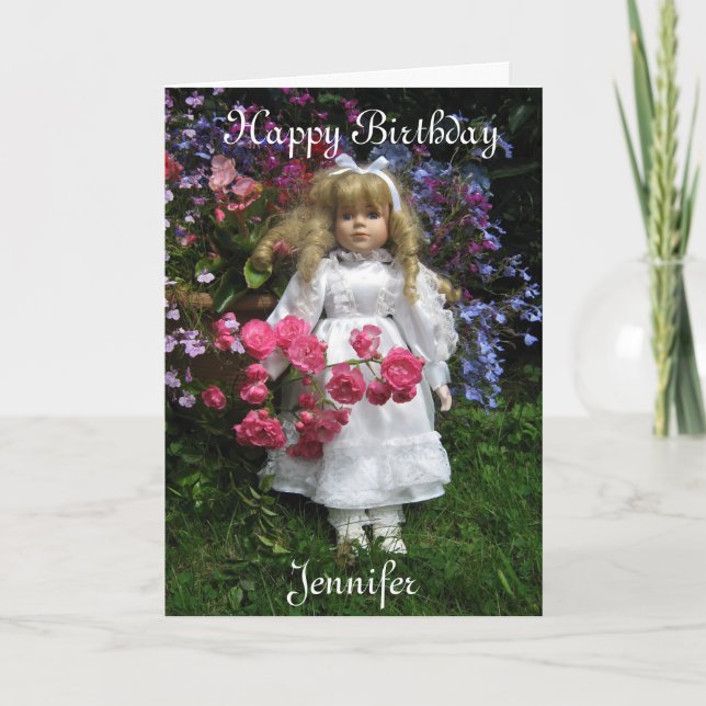 Carte Joyeux anniversaire Jennifer (Devant)