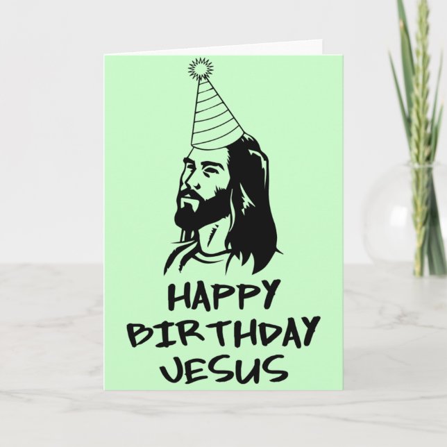 Carte Joyeux anniversaire Jésus (Devant)