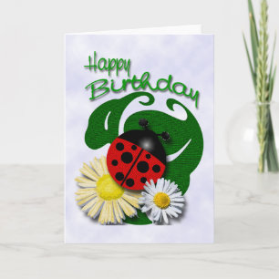 Carte Joyeux anniversaire Ladybug