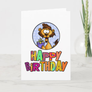 Carte Joyeux anniversaire - Leo