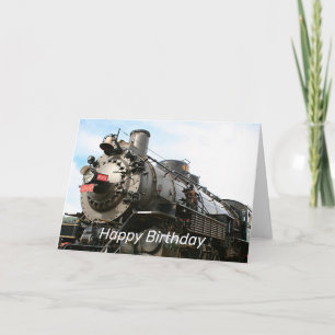 Carte Joyeux anniversaire : locomotive du Grand Canyon