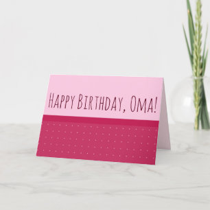 Carte Joyeux anniversaire, mamie ! & I Love You (on back