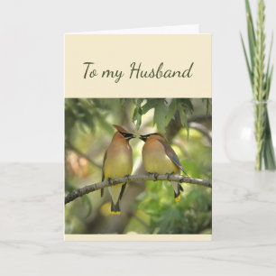 Carte Joyeux anniversaire Mari Bird in Love Fun Card