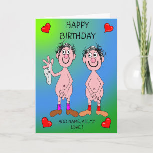Carte Joyeux anniversaire masculin