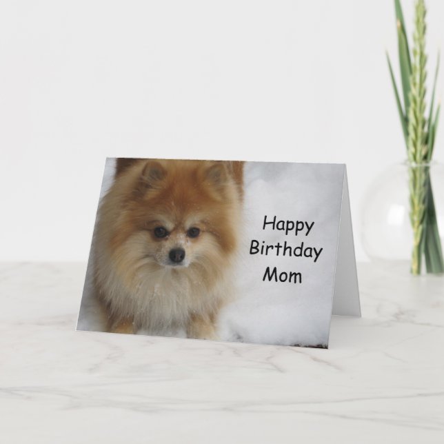 CARTE JOYEUX ANNIVERSAIRE ***MÈRE*** (Devant)