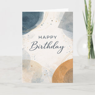 Carte Joyeux Anniversaire - moderne